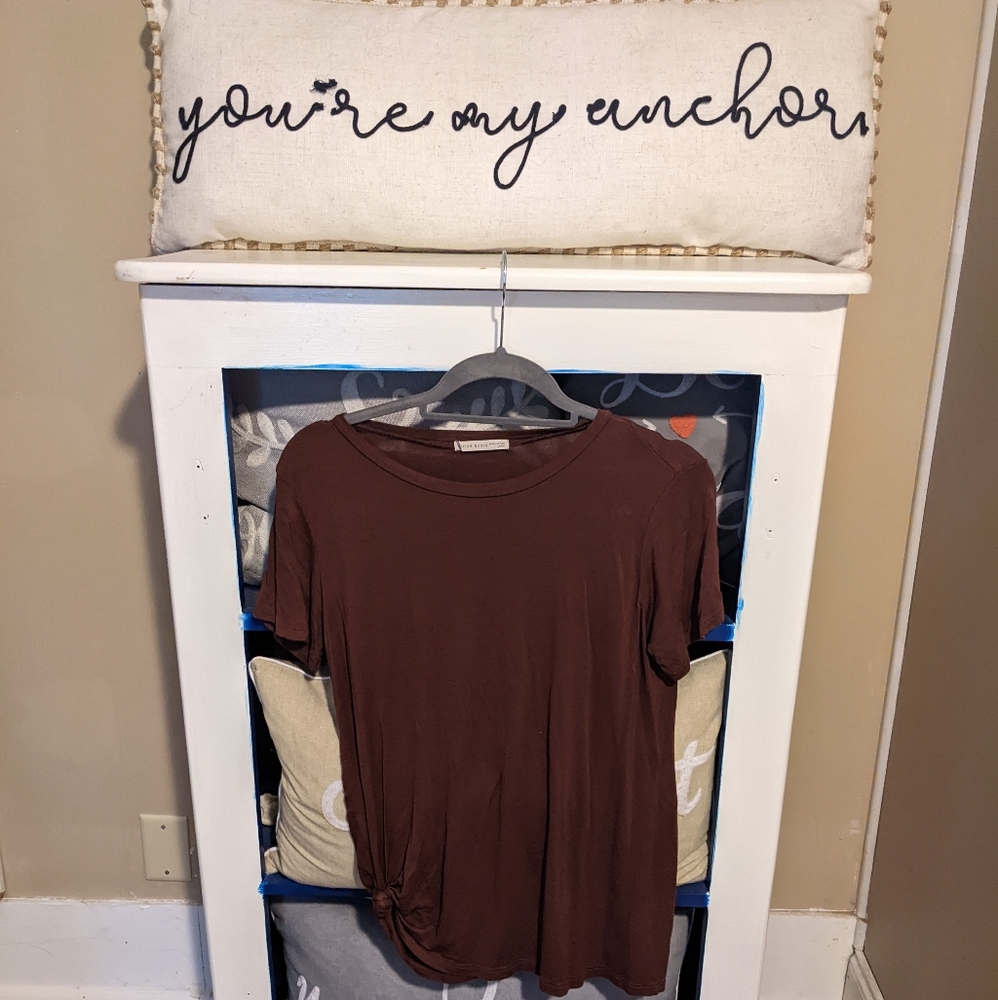 Active Basic basic brown shirt 🤎